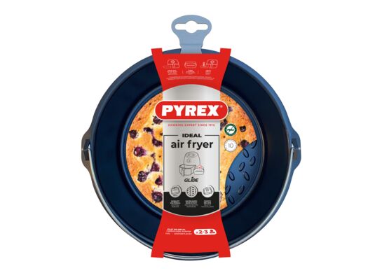 Forma okrągła 20 x 19 x 7,5 cm z uchwytem air fryer PYREX