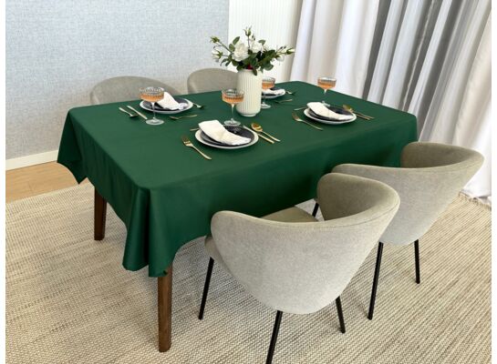 Obrus plamoodporny Surbo 140 x 200 cm Zieleń Butelkowa