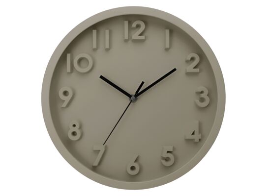 Zegar ścienny Nofo 30 x 4,5 cm szary