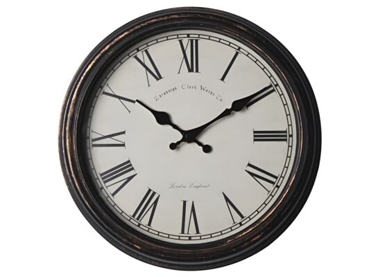 Zegar ścienny Vande 28 x 8 cm brązowo-złoty