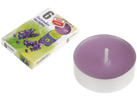 PODGRZEWACZE ZAPACHOWE 6SZT. LAWENDA ART.322