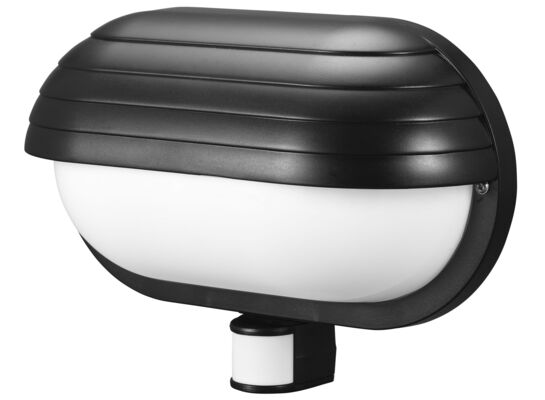 Lampa elewacyjna z czujnikiem ruchu ''el home'' ML-10B7 czarna zewnętrzna E27 26,5 x 18,5 x 10,5 cm