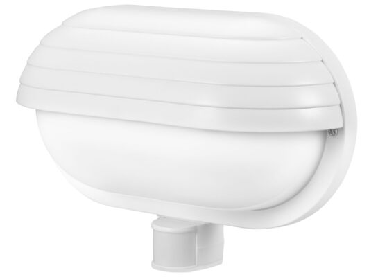 Lampa elewacyjna z czujnikiem ruchu ''el home'' ML-10B7 biała zewnętrzna E27 26,5 x 18,5 x 10,5 cm