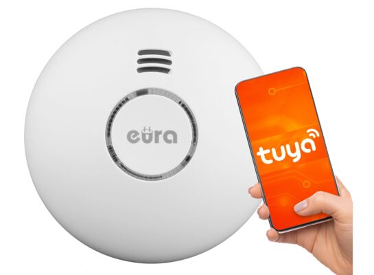 Czujnik dymu i ciepła inteligentny ''EURA'' SD-72A2-TY wifi