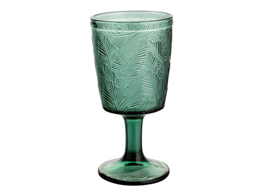 Kielich do wody szklany Tropic 335 ml zielony