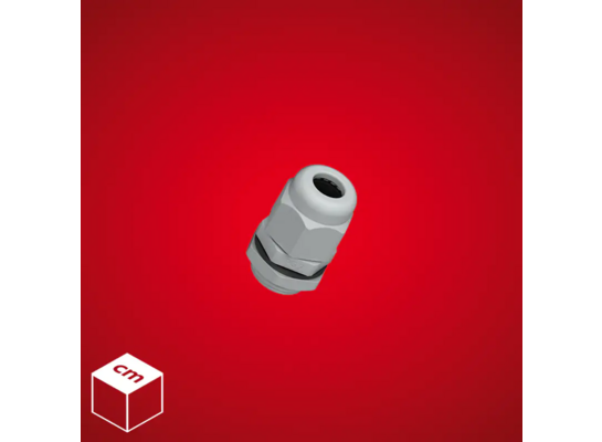 Dławica kablowa pg-07 mg-12 szara 2 x 1,8 x 3,1 cm