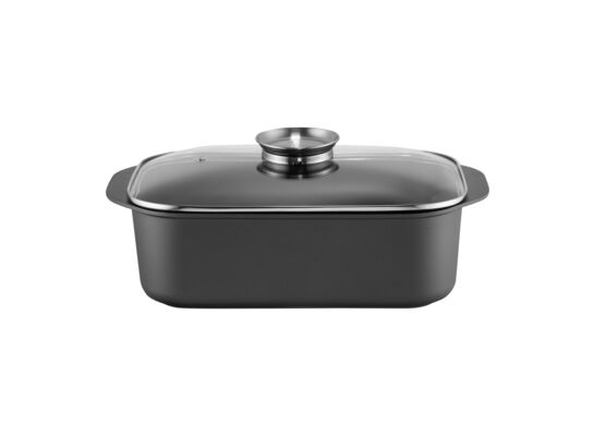 Brytfanna Magnat z pokrywą z powłoką Ilag Premium i Aroma Knob System 40 x 26 cm 7,5 l AMBITION
