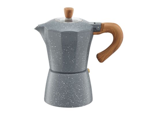 Kafetiera Mastic aluminiowa 300 ml szary AMBITION