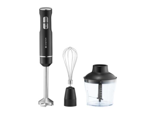 Blender ręczny elektryczny Magnat zestaw 3 w 1 1200 W czarny AMBITION