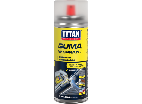 Guma w sprayu 400 ml bezbarwna TYTAN PROFESSIONAL