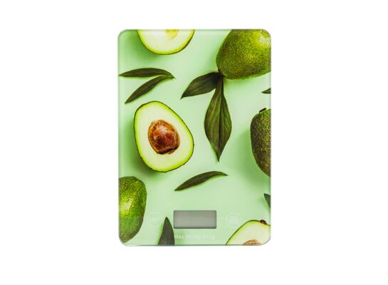 Waga kuchenna elektroniczna dekorowana awokado 5 kg Altom Design