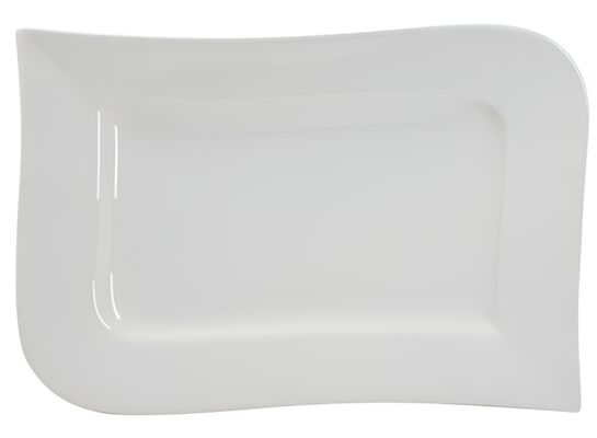 Półmisek Fala 36 cm biały AMBITION