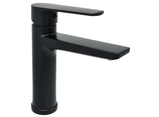 Bateria umywalkowa KAPPA stojąca 35 mm czarna LIVENO