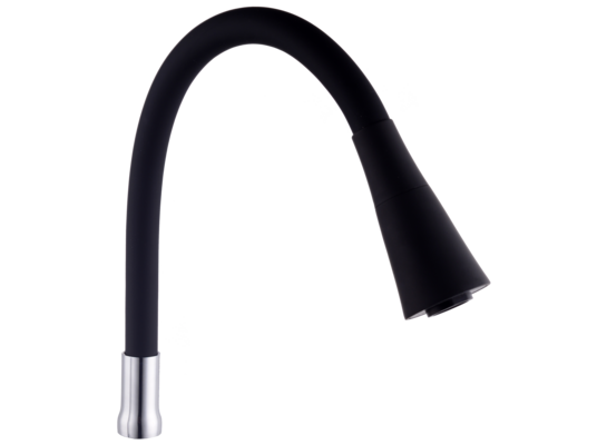 Wylewka do baterii zlewozmywakowej Laguna czarna