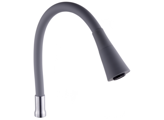 Wylewka do baterii zlewozmywakowej Laguna szara