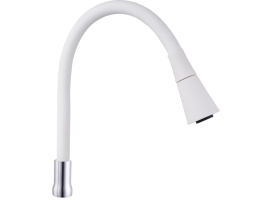 Wylewka do baterii zlewozmywakowej Laguna biała