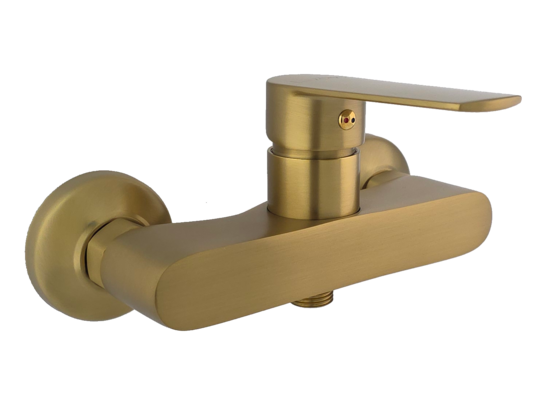 Bateria natryskowa KAPPA ścienna 35 mm złota LIVENO