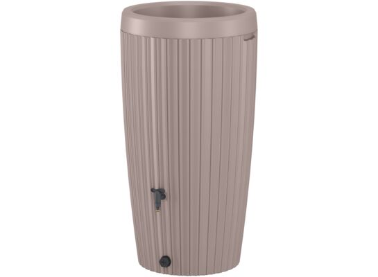 Zbiornik na deszczówkę Mika 240 l szaro-beżowy