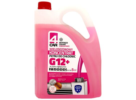 Koncentrat płynu chłodnicy G12+ 4 l 4Car