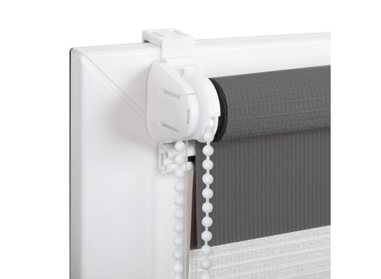 Mini roleta D/N Clear 91 x 140 cm stal