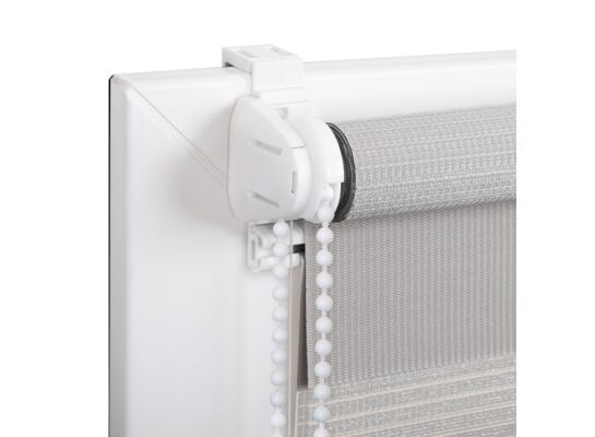 Mini roleta D/N Clear 106 x 140 cm lód szary