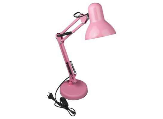 Lampka biurkowa składana E27 różowa 40 W 230 V