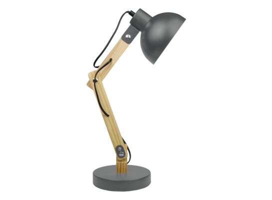 Lampka biurkowa składana E27 szara 40 W 230 V