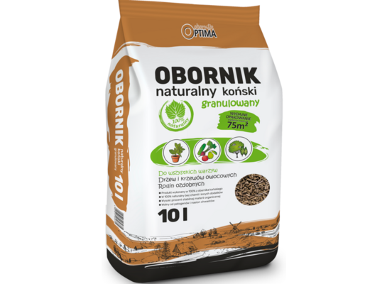 Obornik naturalny koński granulowany 10 l OPTIMA