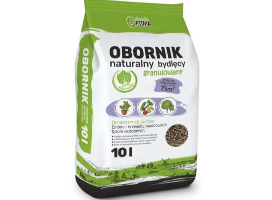 Obornik naturalny bydlęcy granulowany 10 l OPTIMA
