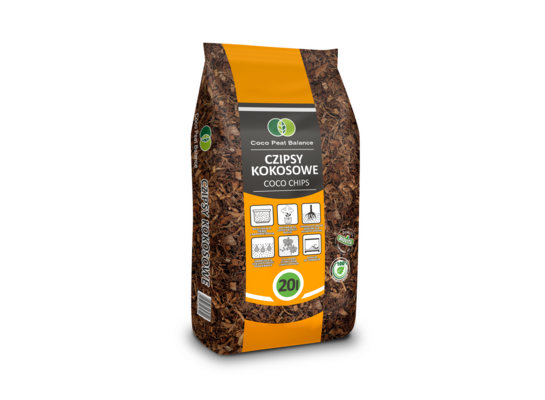 Czipsy kokosowe COCO chips 20 l Coco Peat Balance