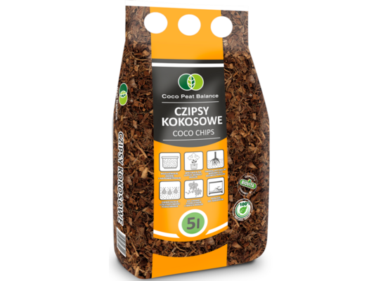Czipsy kokosowe COCO chips 5 l Coco Peat Balance