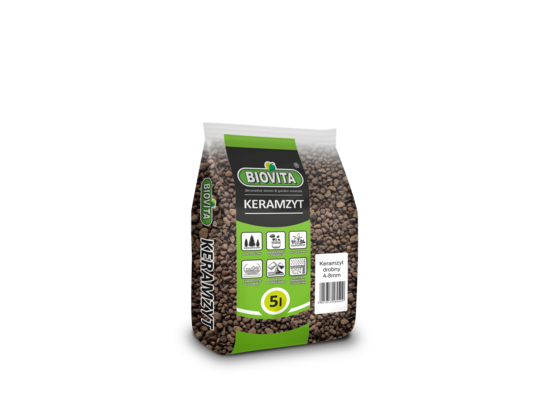 Keramzyt drobny 5 l 4 - 8 mm BIOVITA