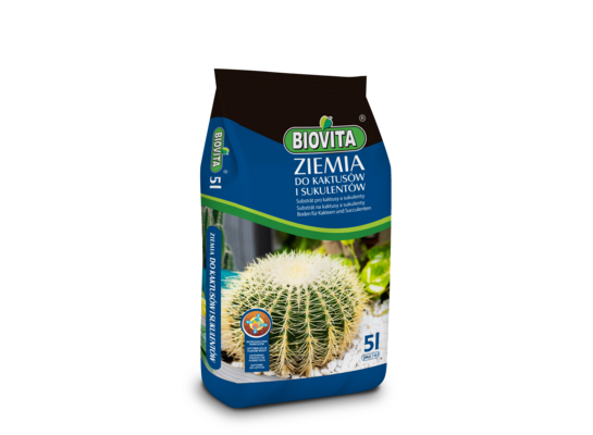 Ziemia do kaktusów i sukulentów 5 l BIOVITA