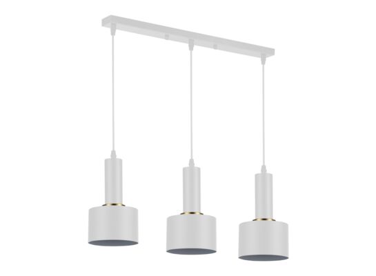 Lampa wisząca 3 x E27 biała 12 W 230 V DPM