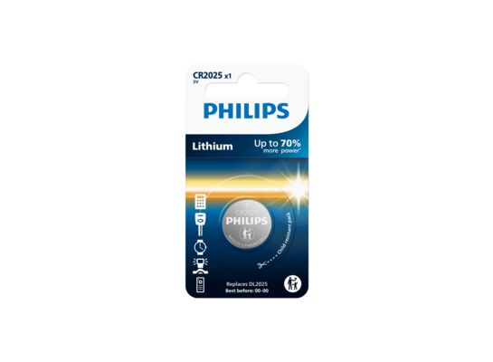 Bateria litowa guzikowa CR2025 1 szt.Philips