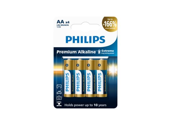 Bateria Premium Alkaline LR6/AA 4 szt.Philips