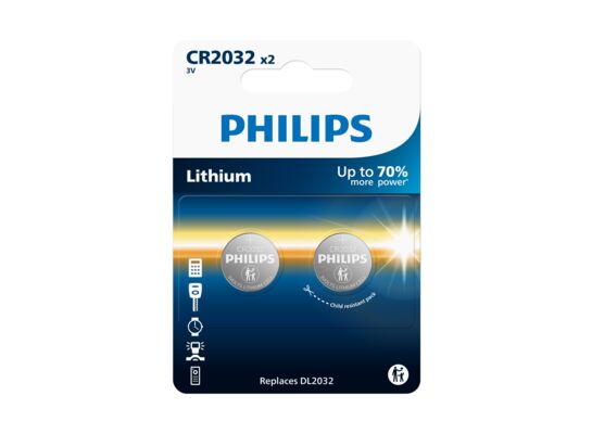Bateria litowa CR2032 3 V 2 szt.Philips