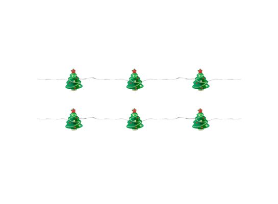 Girlanda LED 20 x choinka 2 x AAA 230 x 2 x 3 cm