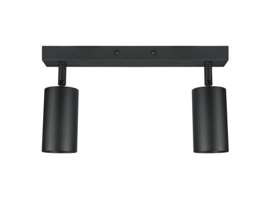 Lampa sufitowa VIKI 2 x GU10 czarna 10 W 230 V