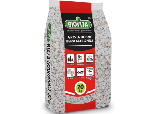 Grys Biała Marianna 8 - 16 mm 20 kg a`60 Biovita