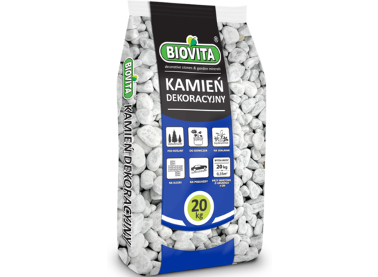 Otoczak Bianco Carrara 25 - 40 mm 20 kg a'60 Biovita
