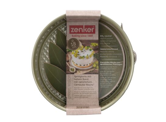 Forma do babki panettone 18 x 10 cm zielona Zenker