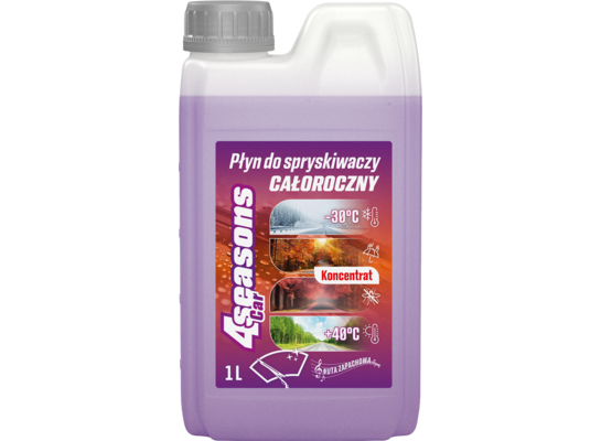 Płyn do spryskiwaczy całoroczny w koncentracie -30°C 1 l 4seasons