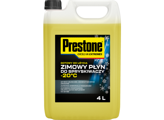 Płyn do spryskiwaczy zimowy -20°C 4 l PRESTONE
