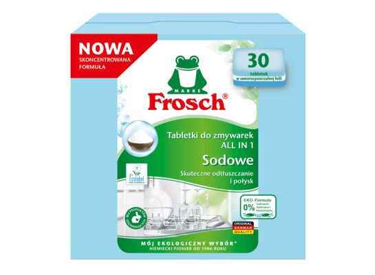 Tabletki do zmywarek All in 1 Sodowe 30 szt. Frosch