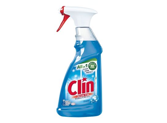 Płyn do szyb Clin Blue Crystal 500 ml z pompką