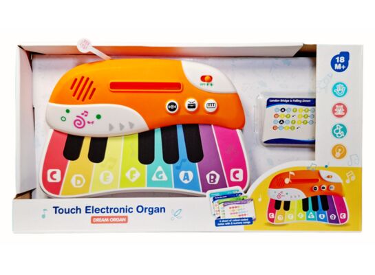 Instrument pianino z kartami do grania