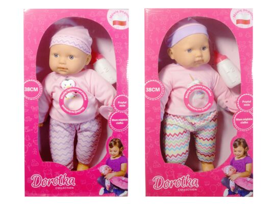 Lalka dorotka mówiąca 38 cm różowa
