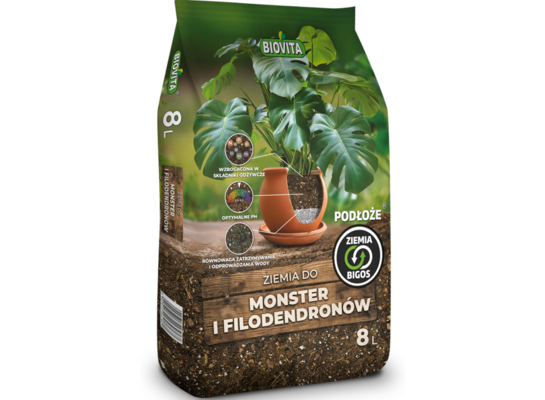 Ziemia do monster i filodendronów BIGOS 8 l BIOVITA