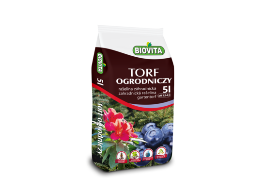 Torf ogrodniczy kwaśny 5 l BIOVITA